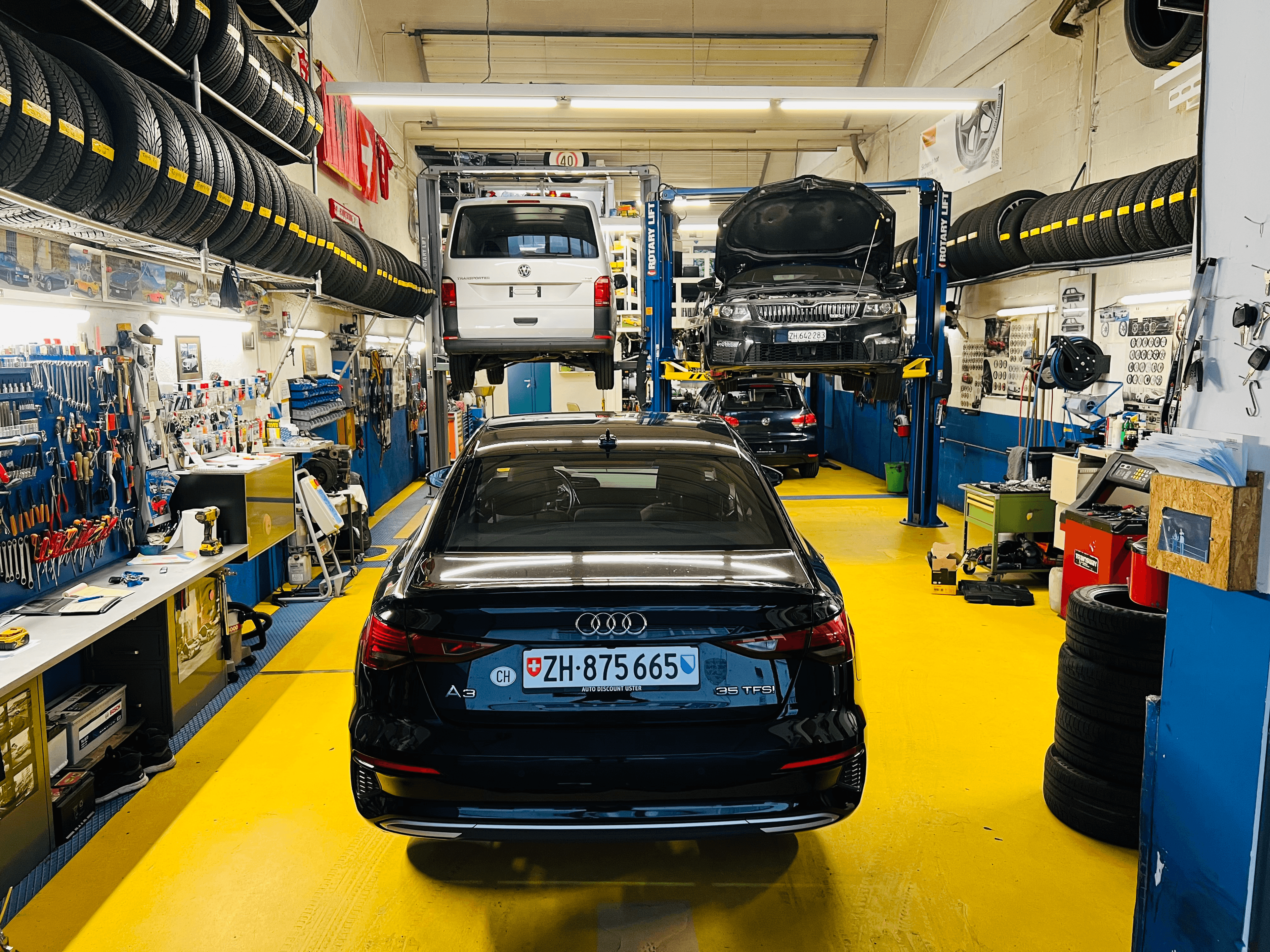 Werkstatt – Fahrzeuge im Service